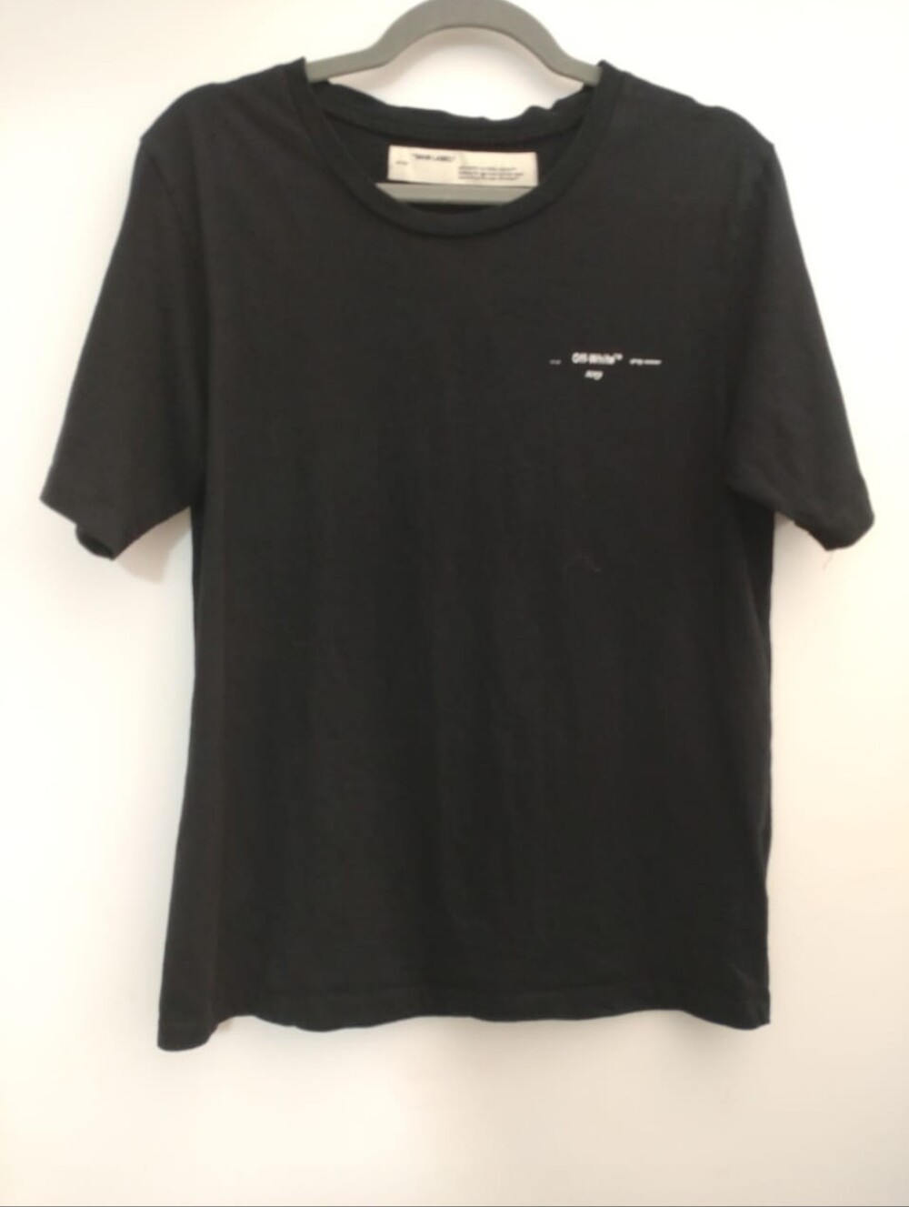 Off-White Black Short-Sleeve Graphic Tee